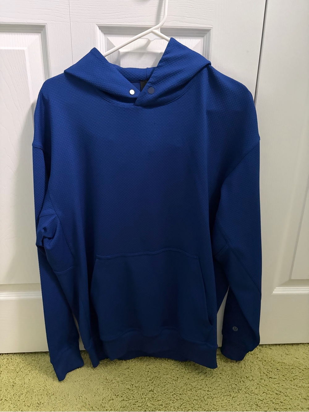 lululemon athletica Men's Royal Blue Hooded Sweatshirt